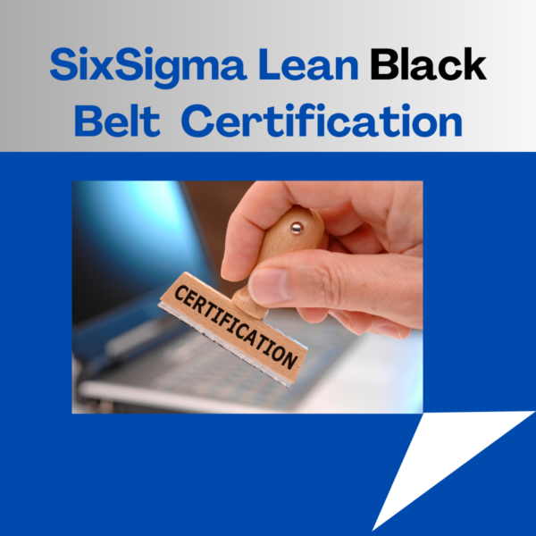 Lean Black Belt with Online Certificate